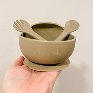Silicone Bowl & Utensil Set - Feed Well Co.