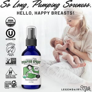 legendairy spray to increase comfort from IBCLC