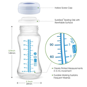 9 oz Wide Neck Bottles - Feed Well Co.