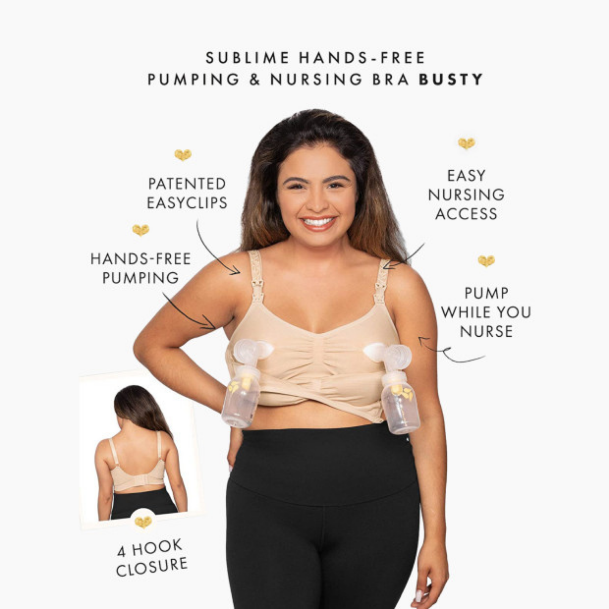 Womens Best All in One Hands Free Seamless Pumping Nursing Bra with  Easyclip and Removable Padding Exclusive Busty Sizing - China Pump Bra and Pumping  Bra Hands Free price
