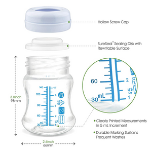 5oz Wide Neck Bottles - Feed Well Co.