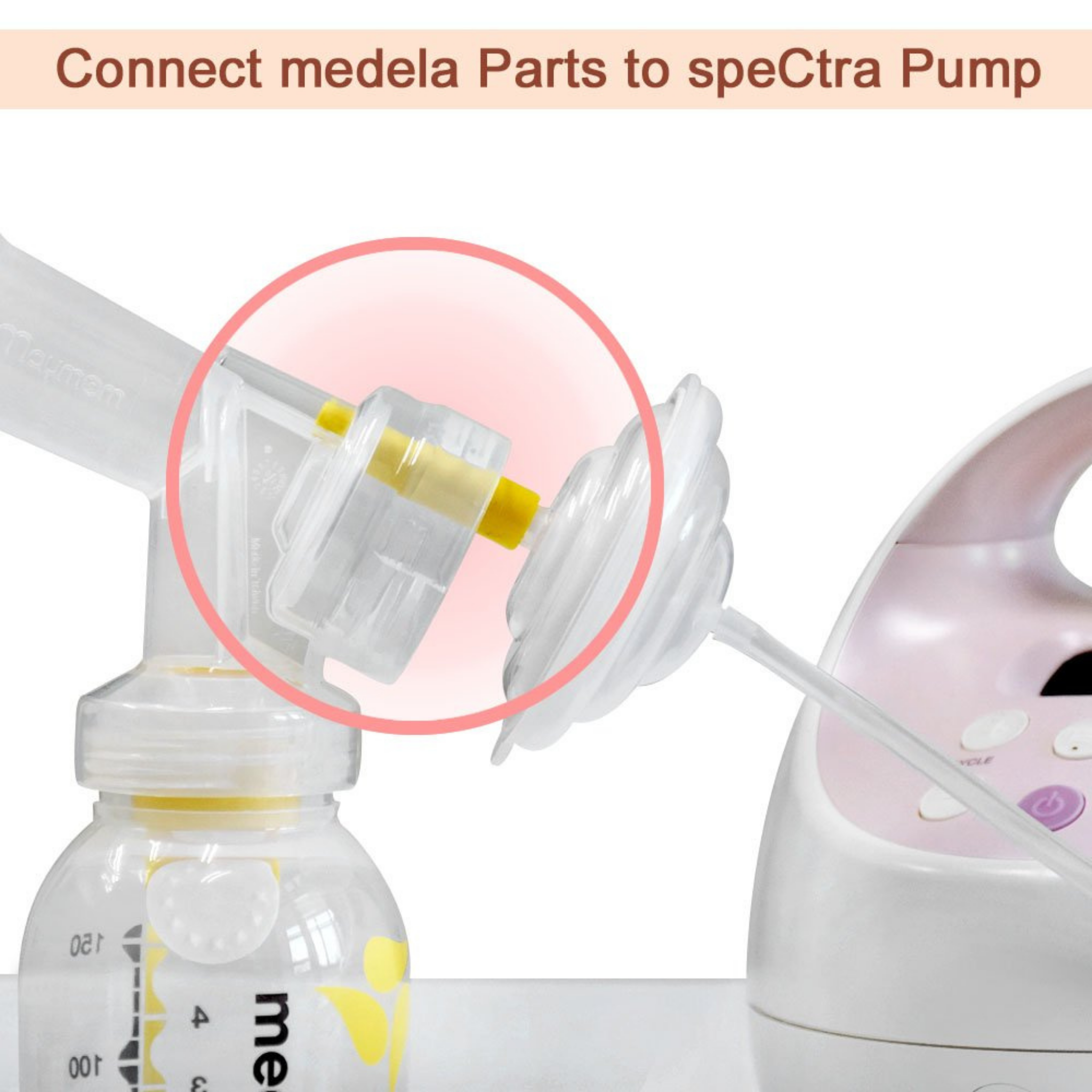 Medela to Spectra Adapter - Feed Well Co.