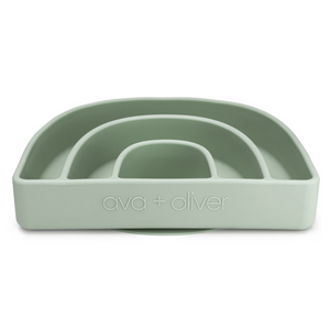 Rainbow Silicone Plate - Feed Well Co.
