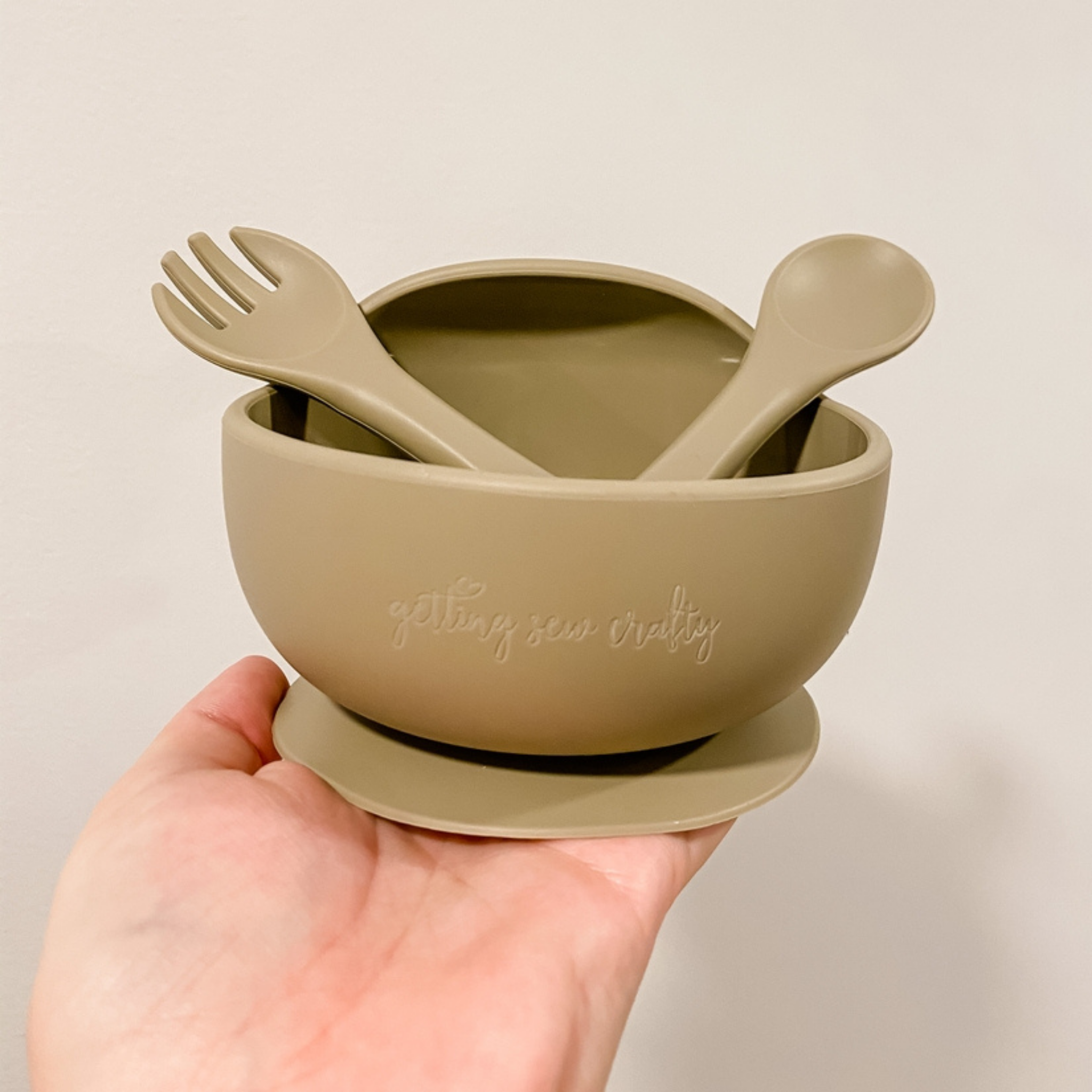 Silicone Bowl +Spoon - Feed Well Co.