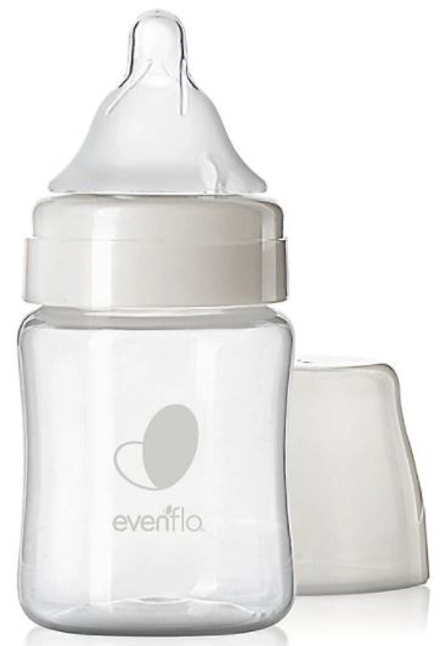 Evenflo Balance + Wide Neck Bottles, 5oz, Slow Flow Nipple