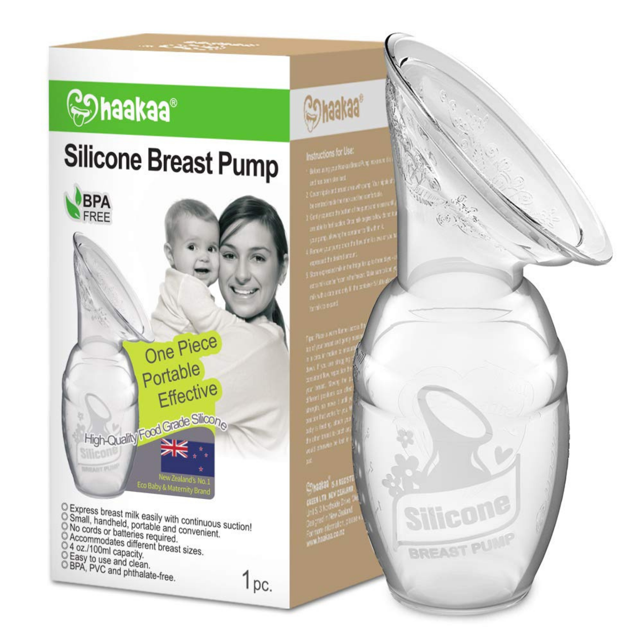 Haakaa Silicone Breast Pump - Feed Well Co.